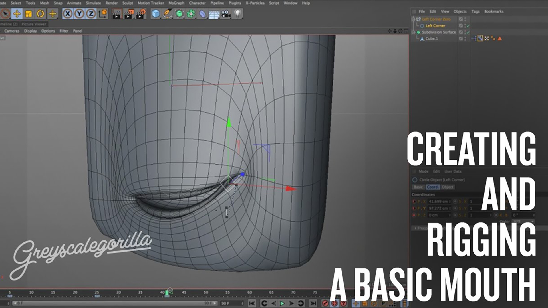 How to Rig a Character Mouth in Cinema 4D Greyscalegorilla