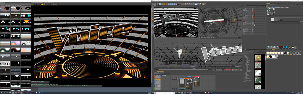 A New Look for NBC's Longtime Hit Show 'The Voice' - Cinema 4D Workspace