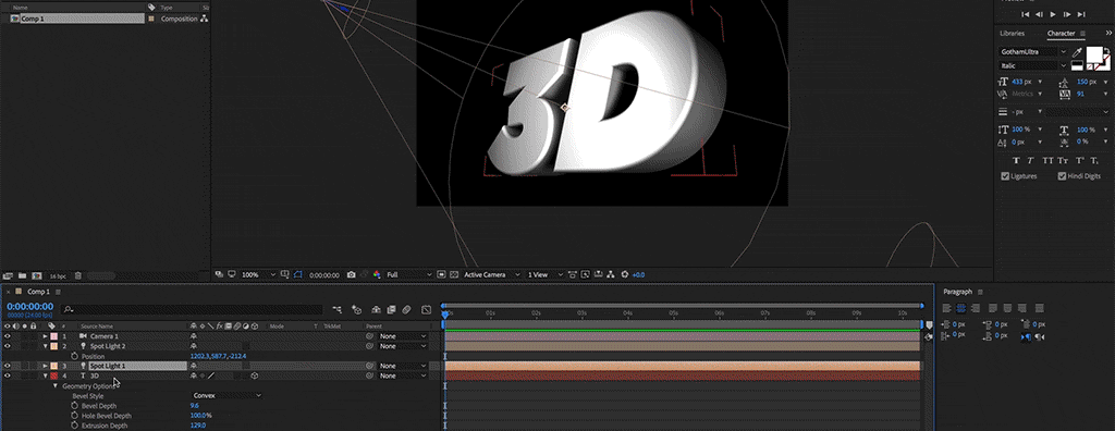 How to Create 3D Text in Adobe After Effects — Premiere Gal