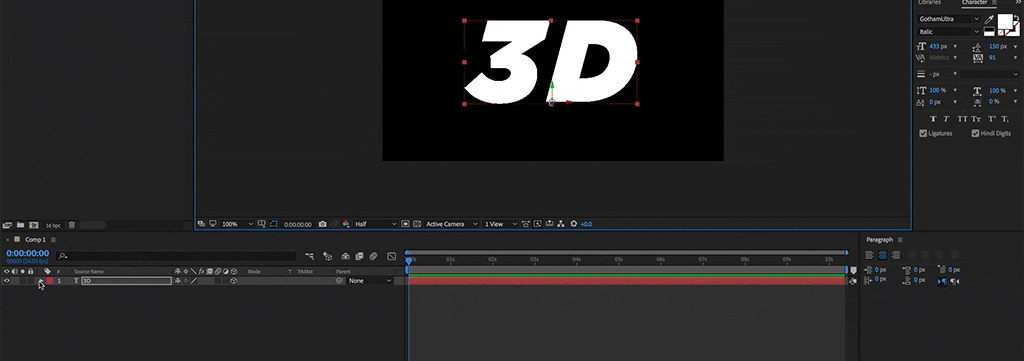 Create 3D Text in After Effects Without Any Plugins - Add Depth