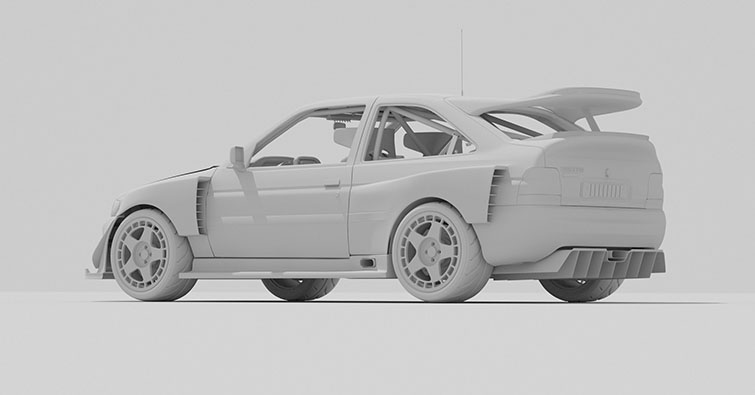 Interview: Designing a Real Ford Rally Car in Cinema 4D - Cossie Exterior