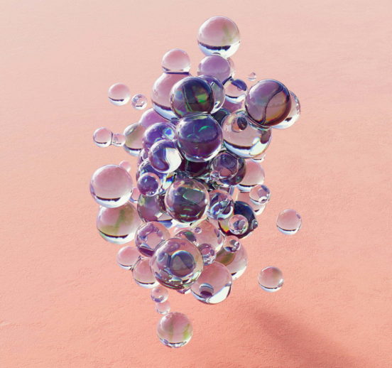 Abstract Spheres Render