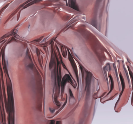 Hand of a statue