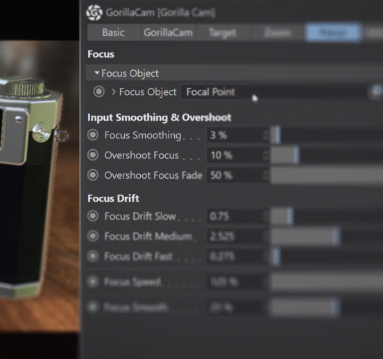 Macro DOF - GorilaCam Focal Drift
