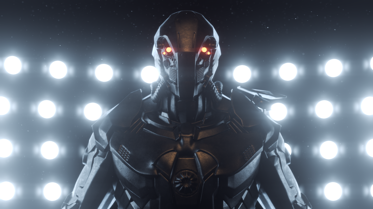 Redshift robot soldier