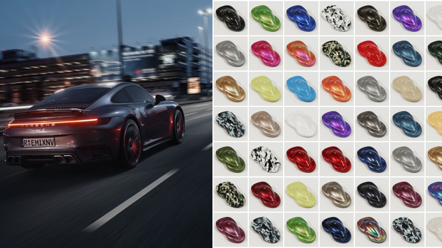 Car Paint Material Collection - Greyscalegorilla