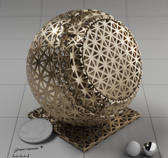 brass material cinema 4d