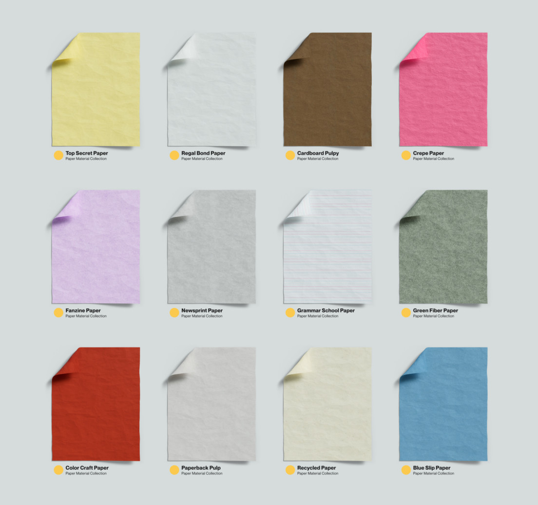 Paper Material Collection | Greyscalegorilla Materials