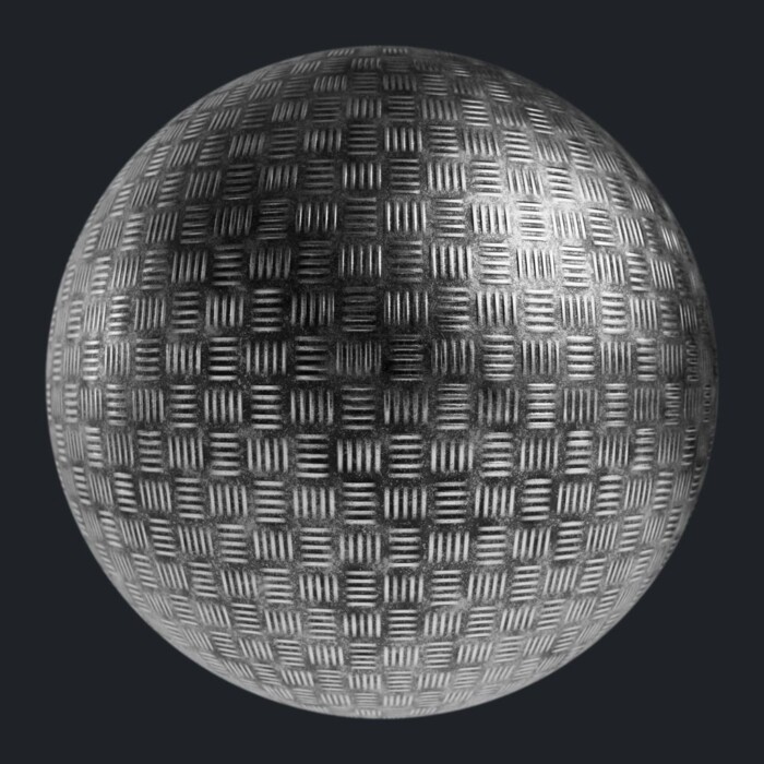 aluminium checkered texture