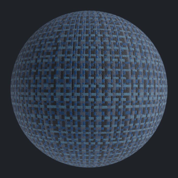 blue fabric pixel texture