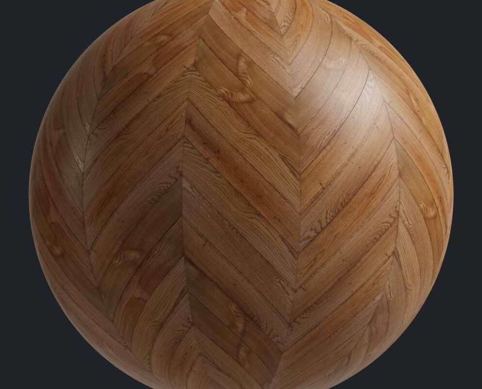 Chevron White Oak Parquet Floor texture