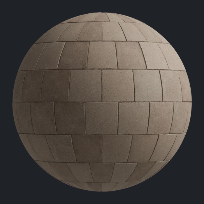 Grid Offset Tan Concrete tiles texture