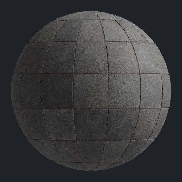 Grid Onyx Concrete tiles texture